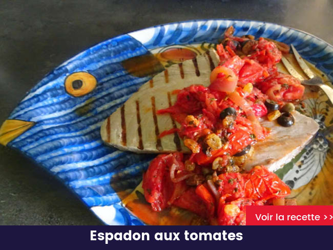 Espadon aux tomates